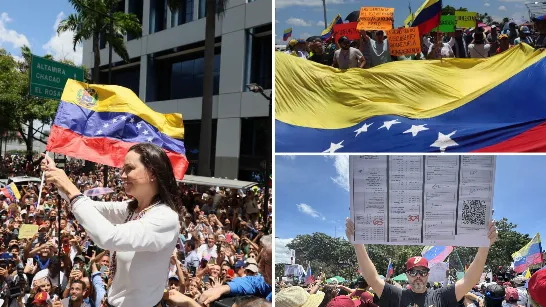 À un mois de la fraude électoral au Venezuela, des citoyens se sont mobilisés contre Maduro : ainsi cela a été enregistré en Colombie.