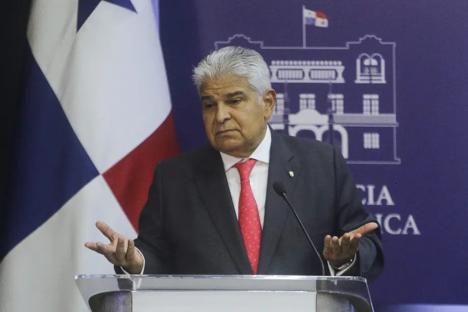 Photographie d'archives du président du Panama, José Raúl Mulino (EFE/ Carlos Lemos)