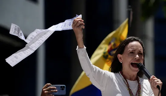 María Corina Machado a remercié le chancelier du Paraguay pour avoir dénoncé le parti pris du système électoral du Venezuela.