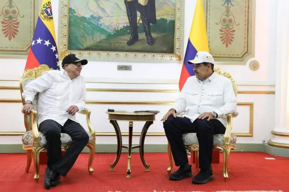 Petro et Maduro communiquent constamment pour parler de la crise politique au Venezuela - crédit Présidence du Venezuela