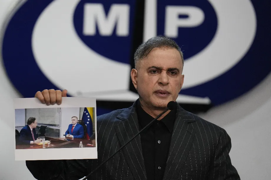 Le procureur général imposé par la dictature de Nicolás Maduro, Tarek William Saab (AP Photo/Ariana Cubillos)