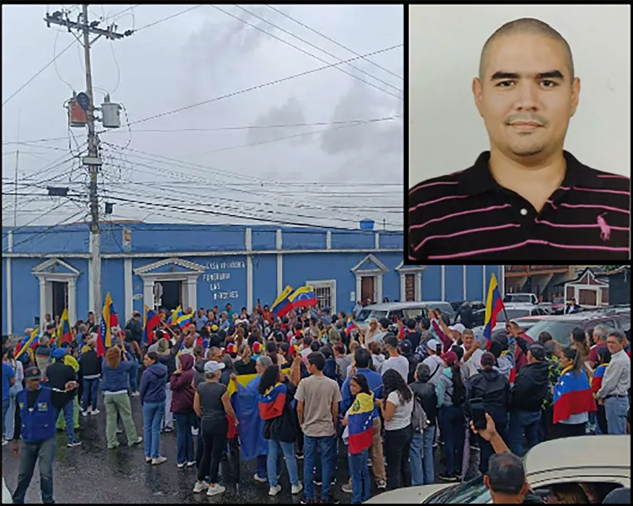 Moments des funérailles de Julio Valerio García, une des victimes pendant le processus électoral