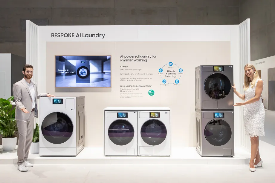 Bespoke, le lave-linge avec IA de la société sud-coréenne