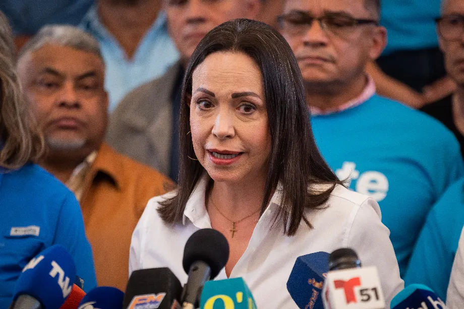 María Corina Machado a dénoncé la vague de répression au Venezuela - crédit Rayner Peña R/ EFE 