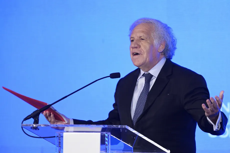 Photographie d'archive où l'on voit le secrétaire général de l'Organisation des États Américains (OEA), Luis Almagro, à Washington (États-Unis). EFE/ Lenin Nolly