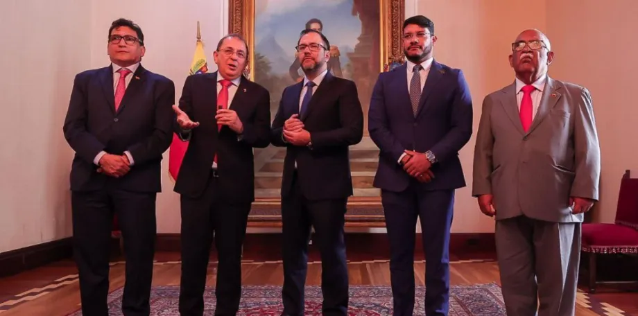 Le vice-chancelier Rojas a rencontré le chancelier vénézuélien, Yván Gil - crédit @EmbVeColombia/X