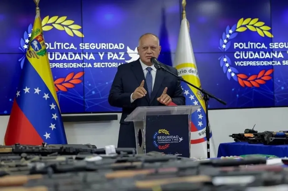 Cabello a accusé les Espagnols de préparer des actions terroristes présumées au Venezuela, ainsi que de 