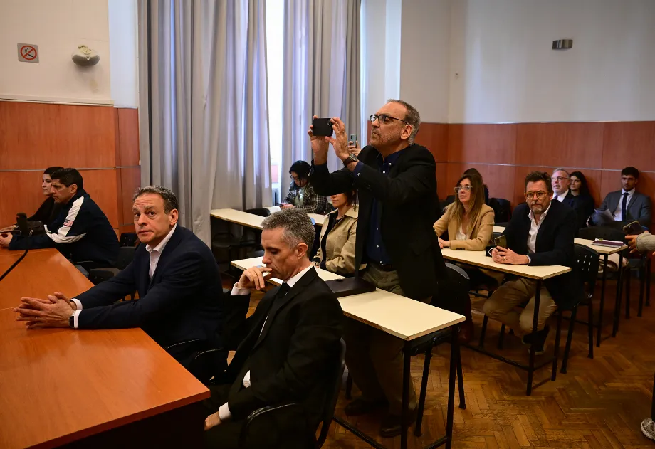 Le député national Fernando Iglesias était également présent à l'audience