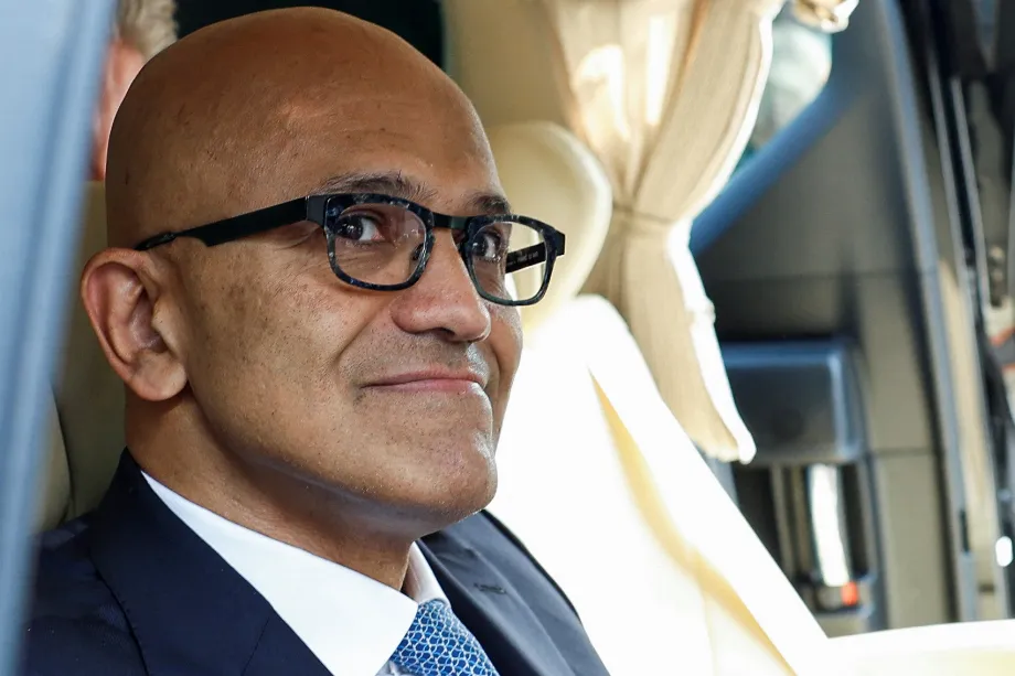 Nadella est PDG de Microsoft depuis 2014. REUTERS/Willy Kurniawan