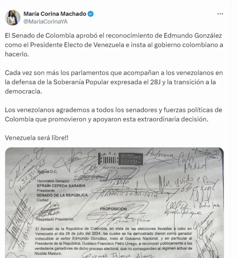 - crédit @MariaCorinaYA