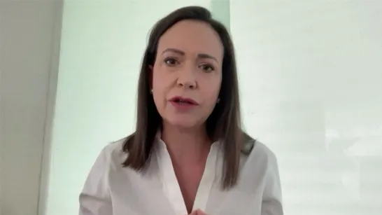 Machado a averti que le régime de Maduro "est absolument délegitimé" et que la situation au Venezuela est "insoutenable".