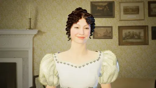 Elizabeth Bennet, le protagoniste du roman classique "Orgueil et Préjugés", prend vie en tant qu'avatar interactif grâce à l'intelligence artificielle.