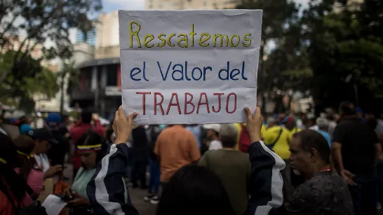 Le Venezuela a quadruplicé les conflits du travail après la fraude électorale de Nicolás Maduro.