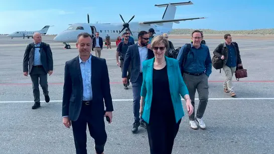 La responsable d'affaires des États-Unis pour le Venezuela est arrivée à Caracas pour rouvrir la mission diplomatique de son pays.