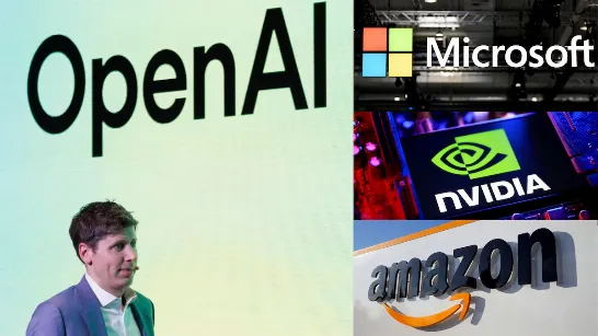 Microsoft, Nvidia et Amazon négocient d'investir jusqu'à 60 milliards de dollars dans OpenAI.