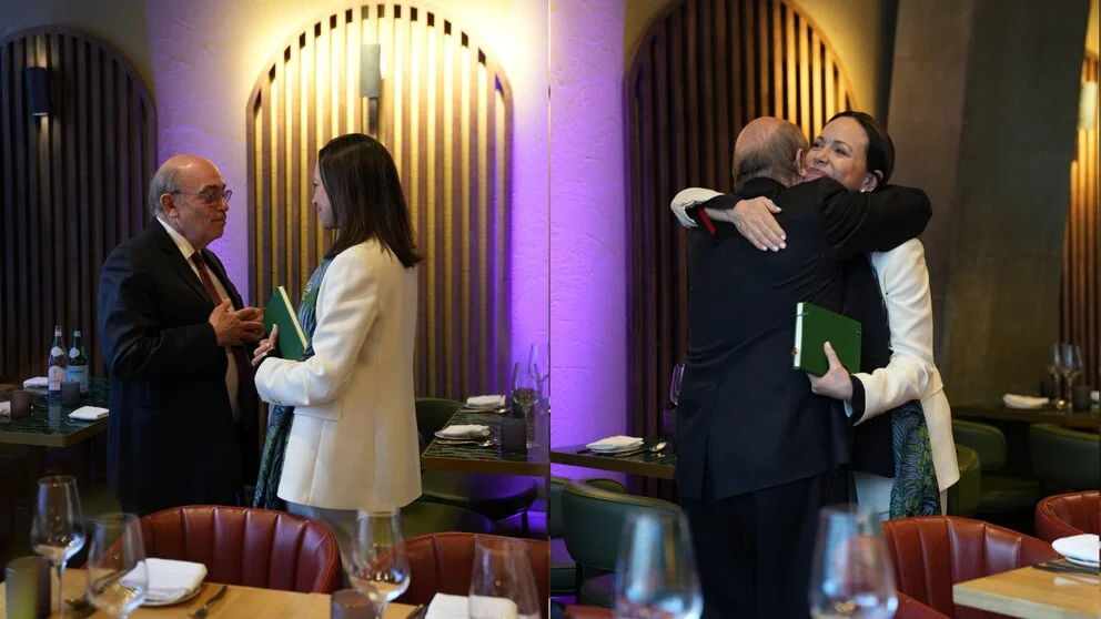 Le leader de l'opposition vénézuélienne se réunit