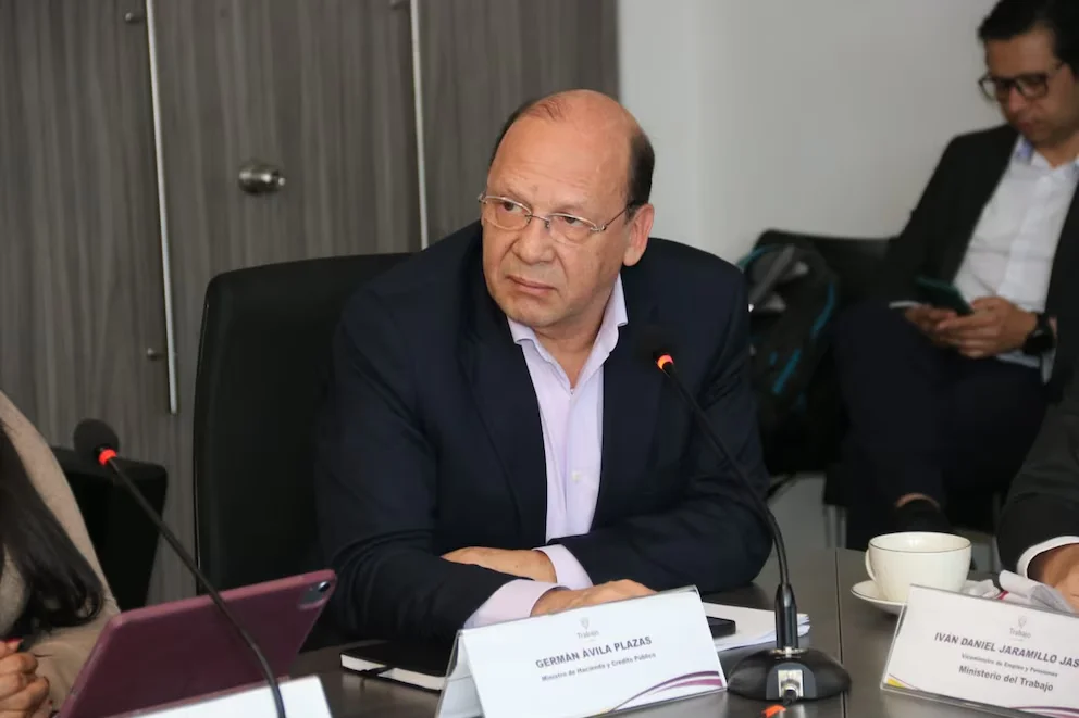 Germán Ávila, ministre des Finances,