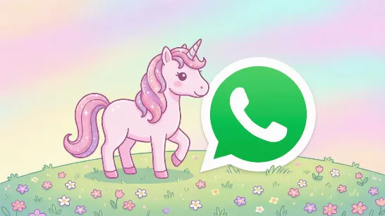 Modo unicornio rose sur WhatsApp : comment l'activer.