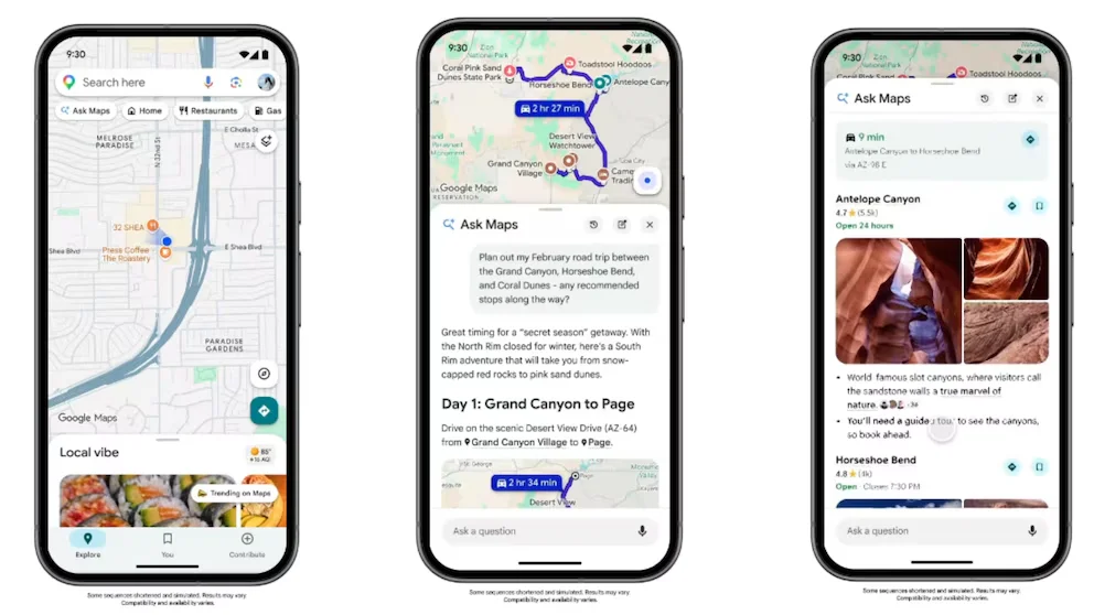 Ask Maps répond à vos