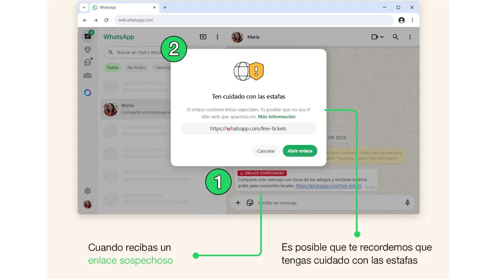 L'application affiche des avertissements sur