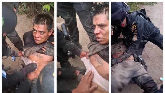 La police du Guatemala transfère le gangsters 'El Inquieto' vers un centre pénitentiaire après l'avoir recapturé lors d'une opération.