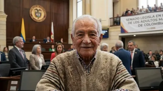 Le Sénat a approuvé un projet de loi qui élargit la couverture et renforce l'attention aux personnes âgées vulnérables en Colombie.