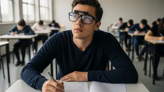 Students use glasses with artificial intelligence to cheat on exams: they rent them by the hour.