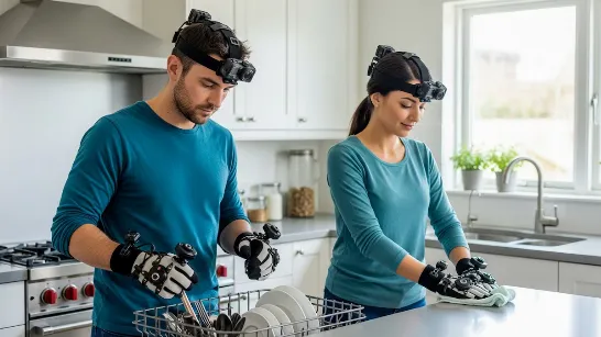 La fin des tâches domestiques non rémunérées ? Ainsi, les humains entraînent les robots.