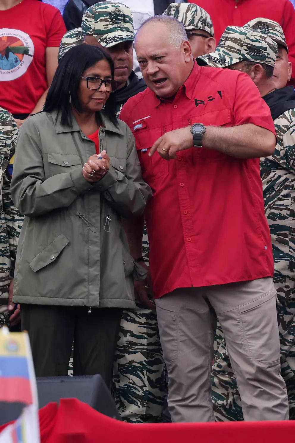 Diosdado Cabello est le seul ministre de haut rang qui reste après la capture de Maduro (REUTERS/Gaby Oraa)