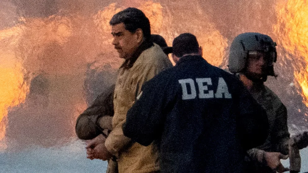 PHOTO D'ARCHIVE : Nicolás Maduro, est escorté, alors qu'il s'adresse à la Cour Daniel Patrick Moynihan des États-Unis à Manhattan, sur l'Héliport du Centre de Manhattan, dans la ville de New York, États-Unis, 5 janvier 2026 REUTERS/Adam Gray QUALITÉ DISPONIBLE / Photo d'archive