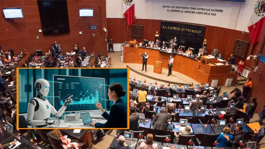 Depuis la Commission du Sénat, une initiative de loi est poussée pour réglementer l'utilisation de l'intelligence artificielle au Mexique.