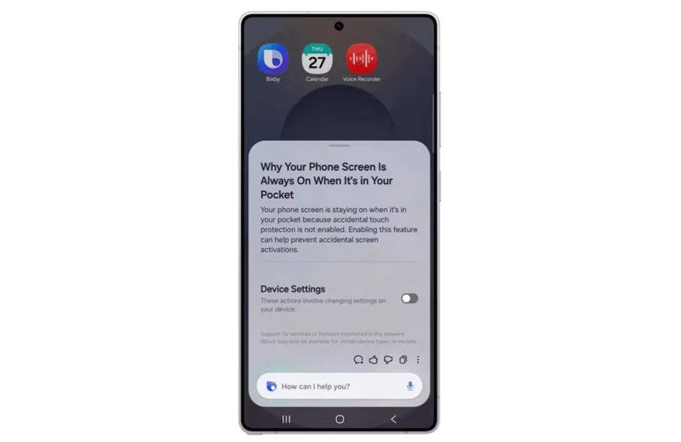 L'assistant Bixby peut être remplacé par Google Assistant depuis les paramètres de l'appareil. (Europa Press)