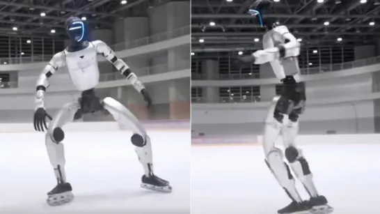 Ils ne marchent plus seulement : un robot humanoïde patine maintenant sur la glace et impressionne par son équilibre.
