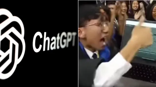 Lors de la cérémonie de remise des diplômes, un jeune a montré comment il a utilisé ChatGPT pour réussir ses examens.