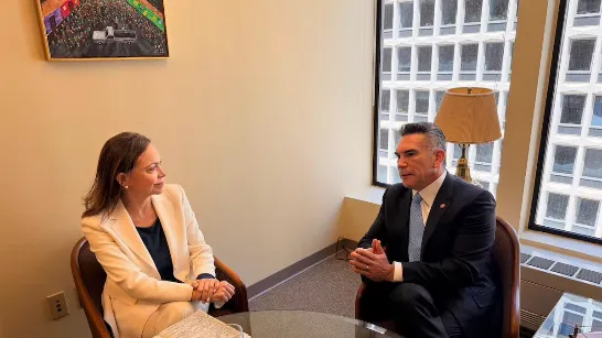 Alito Moreno meets with Corina Machado, made a comparison between Mexico and Venezuela.