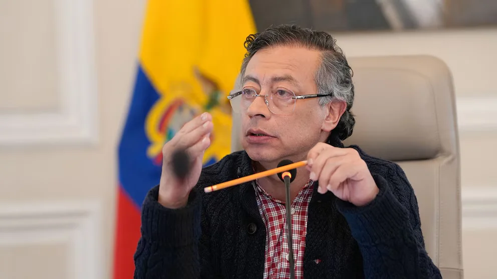 Le président Gustavo Petro avertit que les prix élevés du pétrole génèrent la faim et des crises en Colombie et dans le monde - crédit Andrea Puentes/Présidence de la République