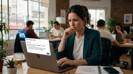 LinkedIn change les règles : moins d'exposition pour les publications faites avec de l'intelligence artificielle.