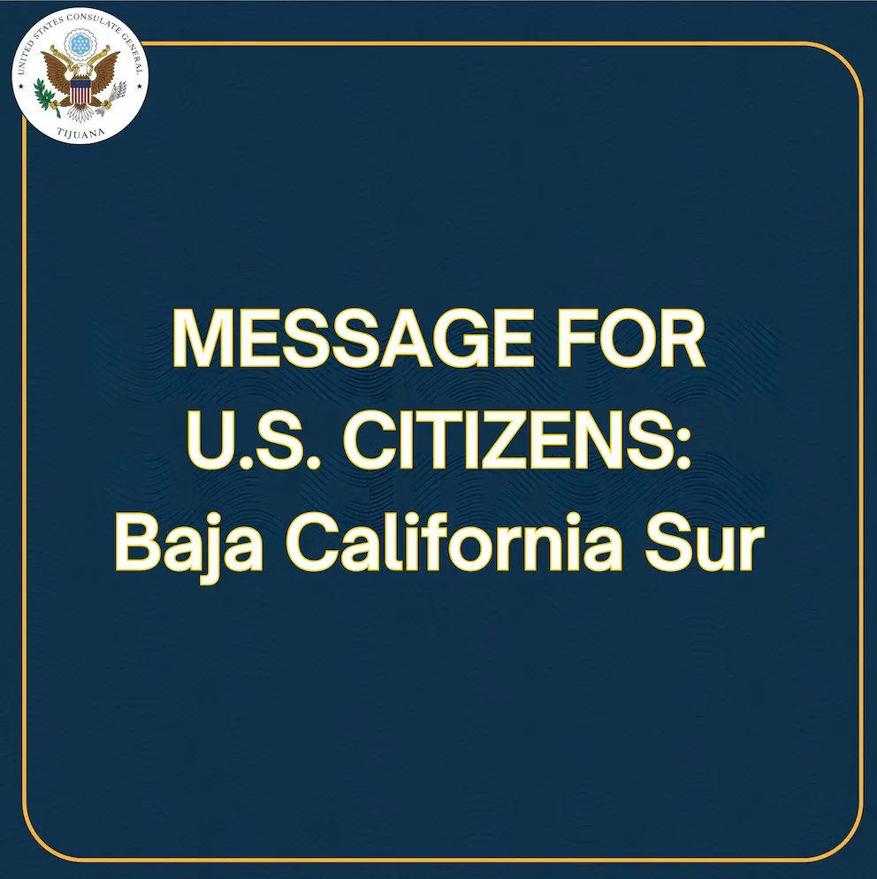 Alerte de sécurité États-Unis Basse Californie Sud