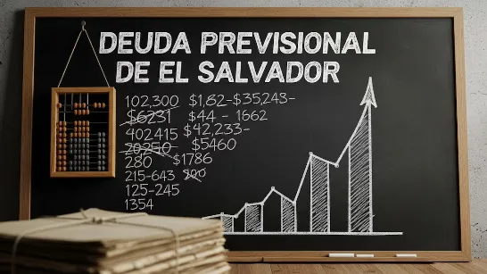 La dette des pensions se consolide comme le plus grand risque fiscal du Salvador en 2026, dit une institution financière anglaise.
