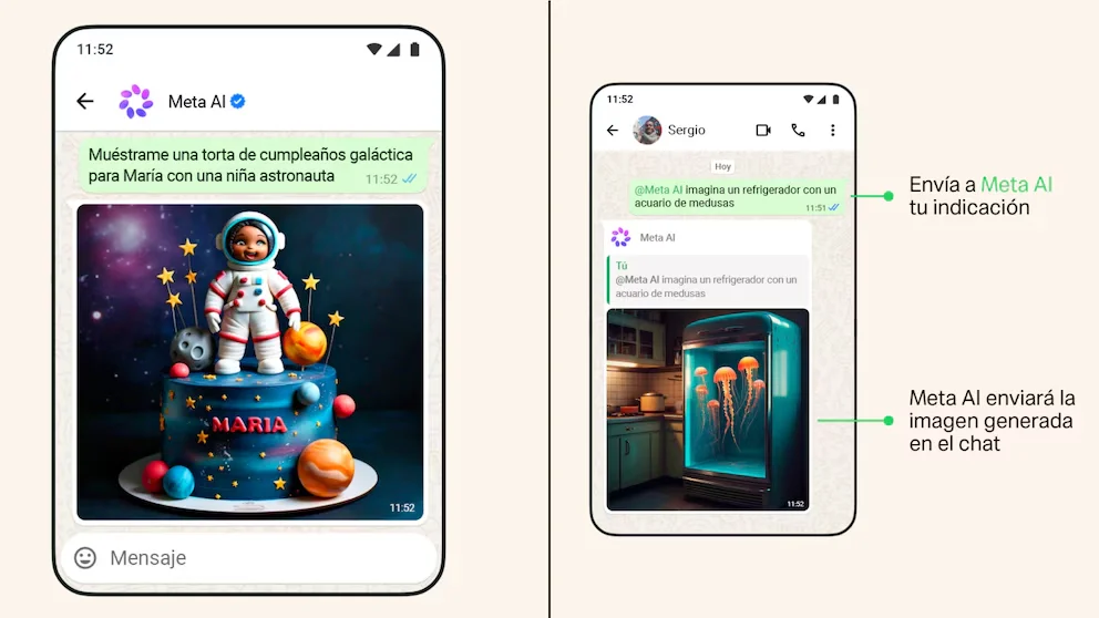 Images IA Whatsapp