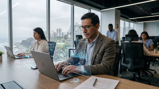 La IA es el futuro 62% de los limeños considera que no saber usar inteligencia artificial resta oportunidades laborales.
