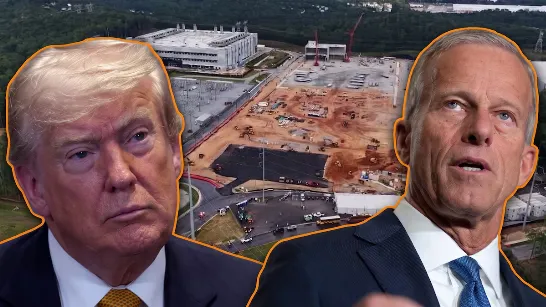 Donald Trump a discuté avec John Thune de la loi bloquée au Sénat qui empêcherait les hausses de prix de l'électricité liées aux centres de données d'IA.