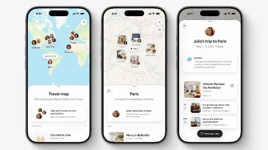Airbnb met à jour son service : les utilisateurs peuvent désormais planifier des voyages avec l'IA et accéder aux recommandations de leurs proches.
