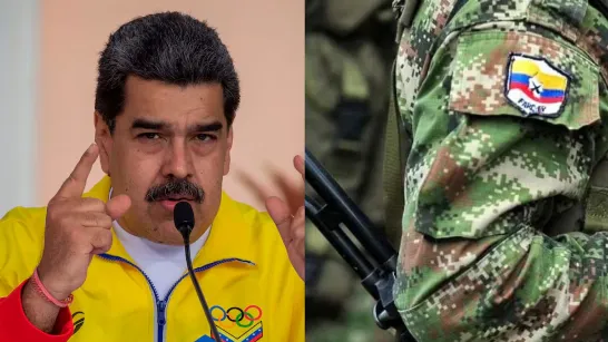 Les États-Unis ont révélé des liens présumés entre Maduro et les FARC ainsi que l'ELN : il aurait négocié des armes avec « Timochenko », « Iván Márquez » et « Jesús Santrich ».