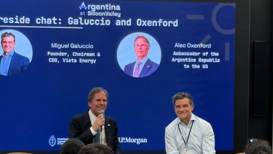 En Silicon Valley, Miguel Galuccio ha destacado el potencial aporte de la Argentina a “la resiliencia global de la infraestructura digital”.