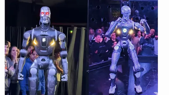 Le Terminator T-800 dans la vie réelle : la vidéo d'un robot qui met à terre un humain lors d'un combat de boxe
