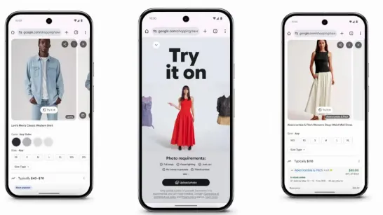 Essayer des vêtements avant de les acheter en ligne est désormais possible grâce à cette intelligence artificielle de Google.