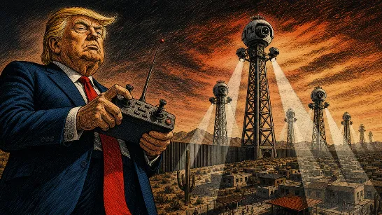 Le mur de Trump va plus loin que l'acier : l'intelligence artificielle surveille les communautés frontalières